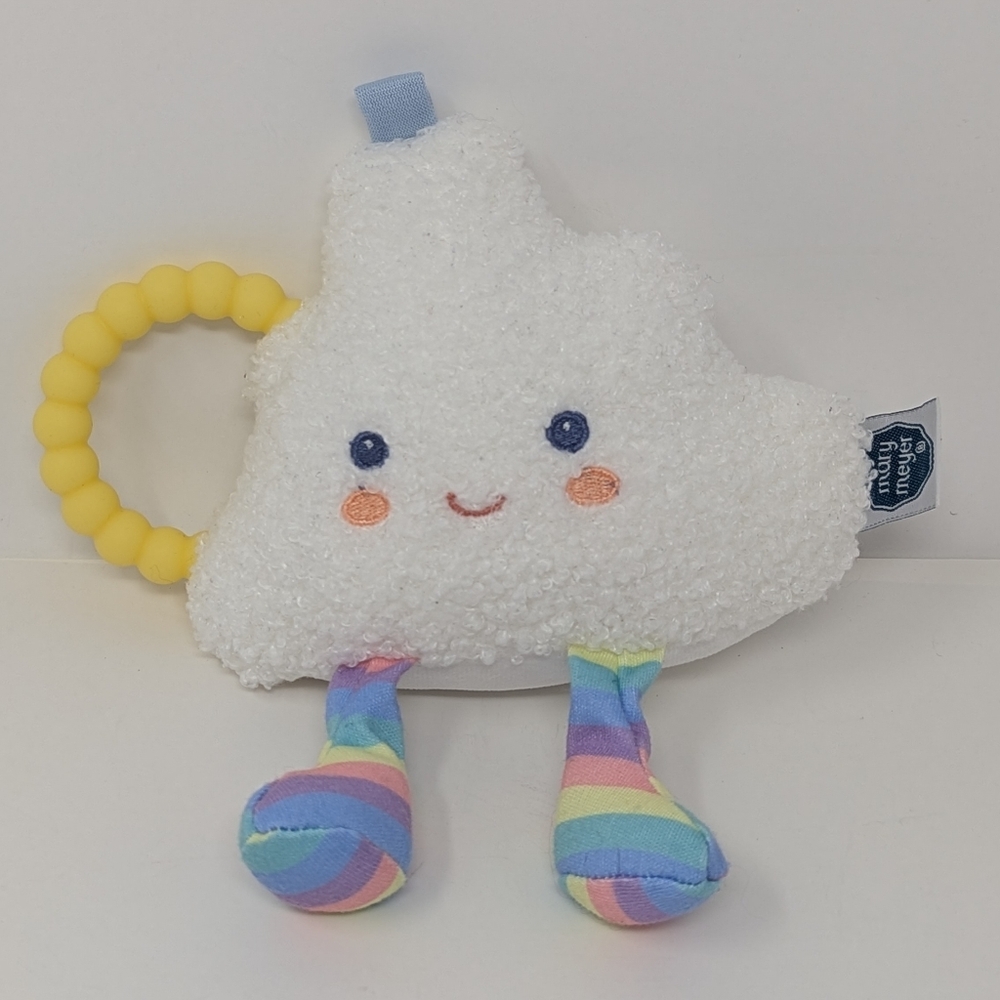 Mary Meyer Cloud Plush Rattle Rainbow Legs